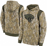 Men's Jacksonville Jaguars Nike Camo 2021 Salute To Service Therma Performance Pullover Hoodie,baseball caps,new era cap wholesale,wholesale hats